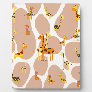 Giraffes Plaque