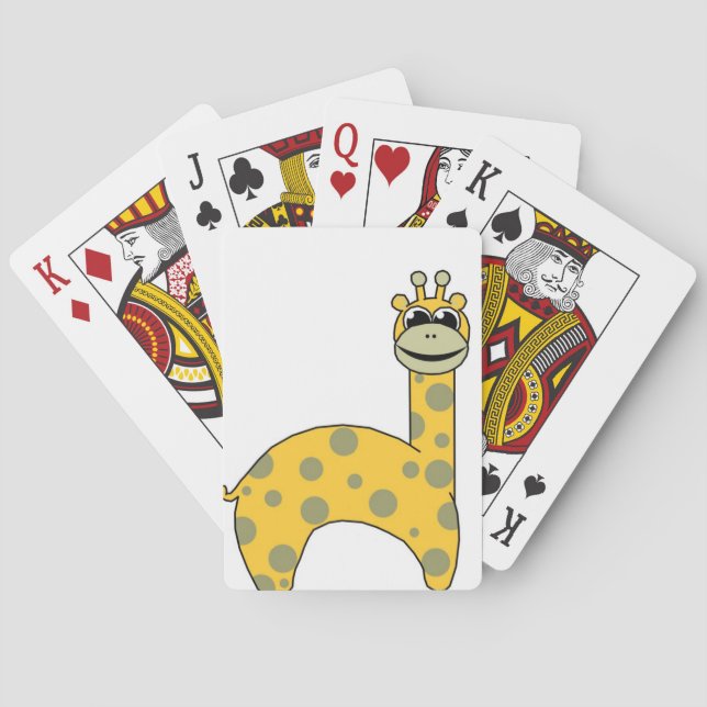 Giraffes Playing Cards (Back)