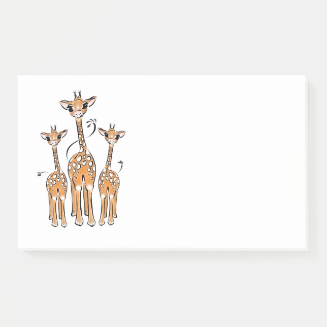 Giraffes Post-it Notes (Front)