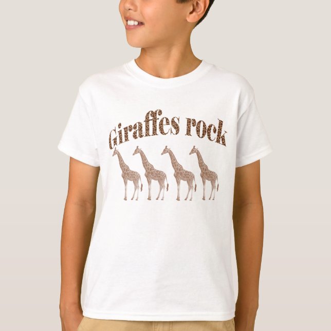 Giraffes Rock T-Shirt (Front)