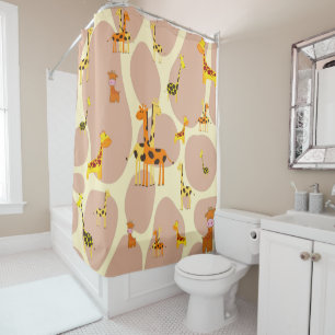 Giraffes Shower Curtain