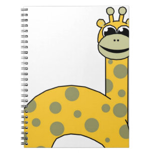 Giraffes Spiral Notebook