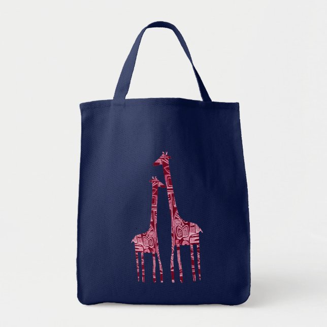 giraffes tote bag (Front)