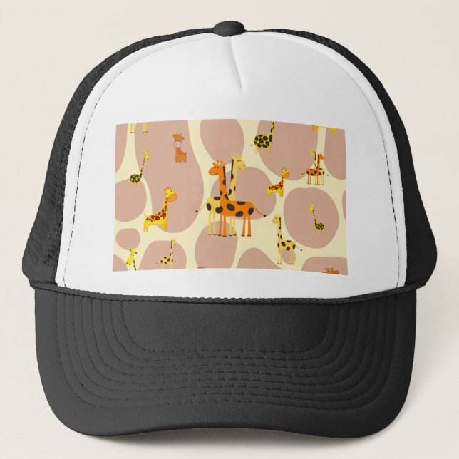Giraffes Trucker Hat (Front)
