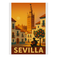 Giralda Glow – Seville Retro Art 2025