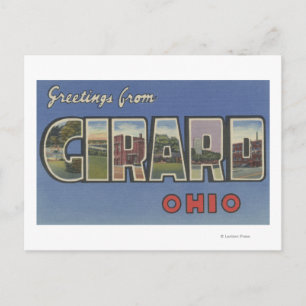 Girard, OhioLarge Letter ScenesGirard, OH Postcard