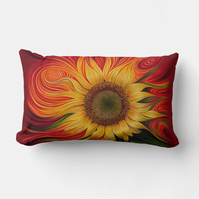 Girasol Dinámico Pillow (Front)