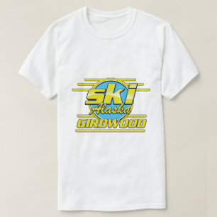 Girdwood Alaska 80s ski logo T-Shirt