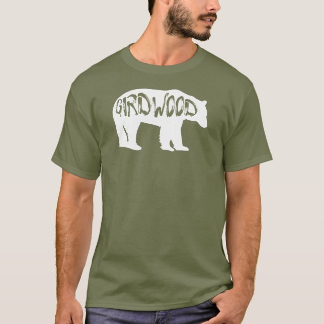 Girdwood Alaska Bear T-Shirt (Front)