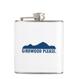 Girdwood Alaska Please Hip Flask