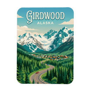 Girdwood USA Magnet