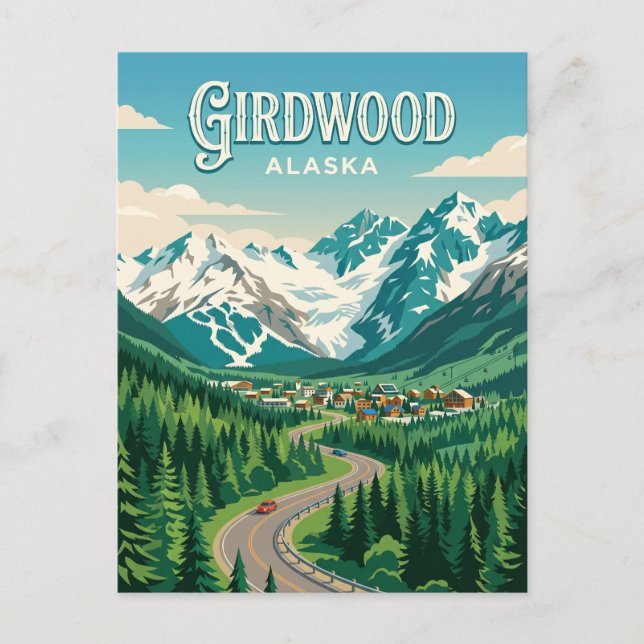 Girdwood USA Postcard (Front)