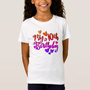 Girl 10th birthday  T-Shirt