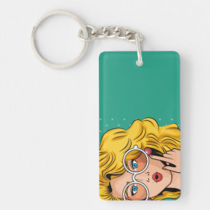 Girl #1 key ring
