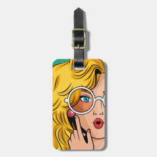 Girl #1 luggage tag