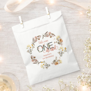 Girl 1st Birthday Little Miss Onederful Favour Bags
