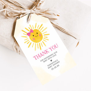 Girl A Little Ray of Sunshine Favour Tags