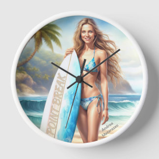 Girl Action Point Break Clock