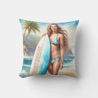 Girl Action Point Break Cushion