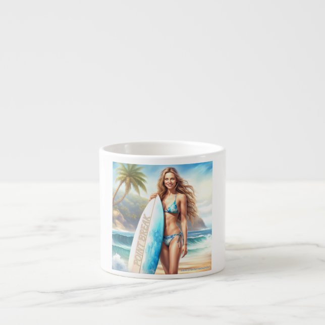 Girl Action Point Break Espresso Cup (Front)