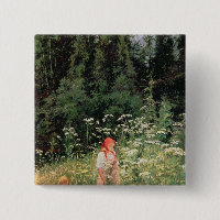 Girl among the wild flowers, 1880