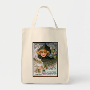 Girl and Goblins Halloween Tote Bag