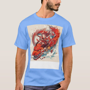 Girl and her dragon T-Shirt