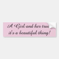 Girl and Her Truck, Beautiful! Pink