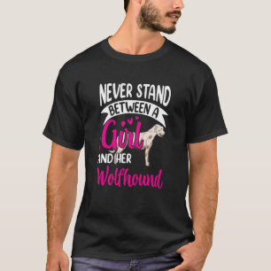 Girl and her Wolfhound Irish Greyhound Irish Wolfh T-Shirt