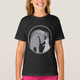 Girl and Horse Horseriding Equestrian T-Shirt