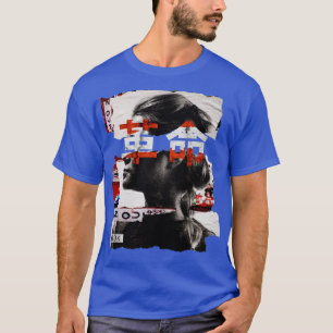 Girl and Japanese text collage T-Shirt