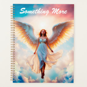 Girl angel religious christian flight fantasy art  planner