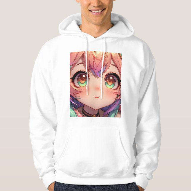 Girl Anime Hoodie (Front)