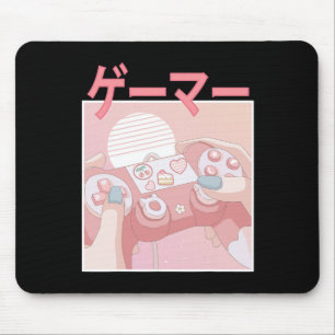 Girl Anime Kawaii Gaming Cute Video Game Women Gir Mouse Pad
