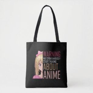 Girl Anime lover Manga Cosplay Fan Teen Tote Bag