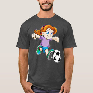 Girl as player with ball T-Shirt