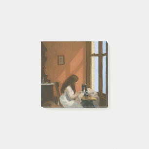 Girl at a Sewing Machine (by Edward Hopper) Post-it Notes