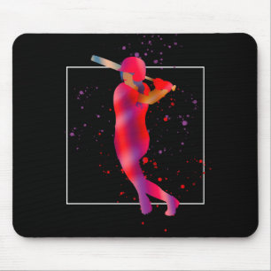 Girl at Bat Mouse Pad