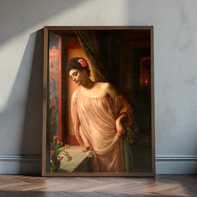 Girl at the window by Edward John Poynter Poster (Creator Uploaded)