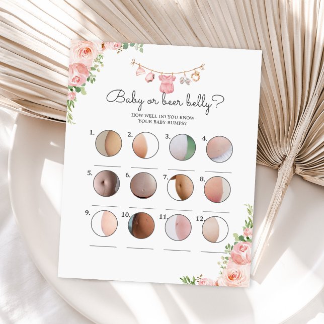 Girl baby clothes baby or beer belly game (Creator Uploaded)