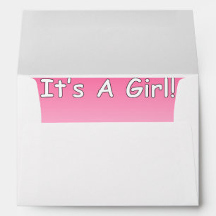 Girl Baby Diaper Surprise Envelopes