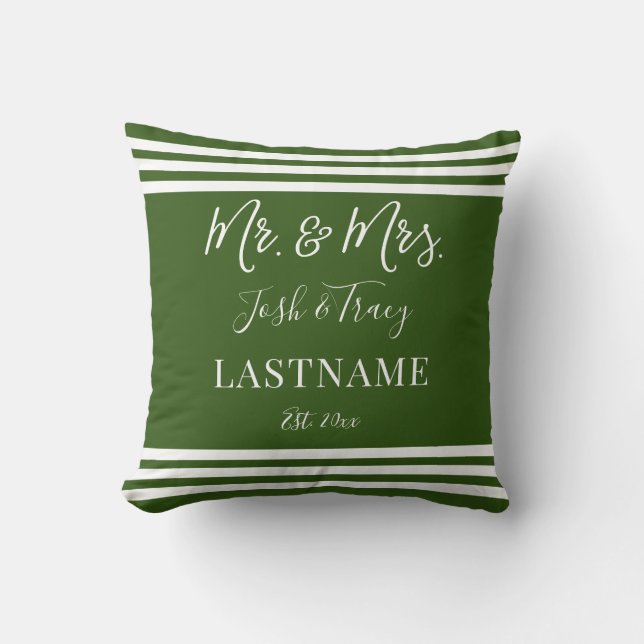 Girl Baby Elephant with Bow Custom Name Cushion (Front)