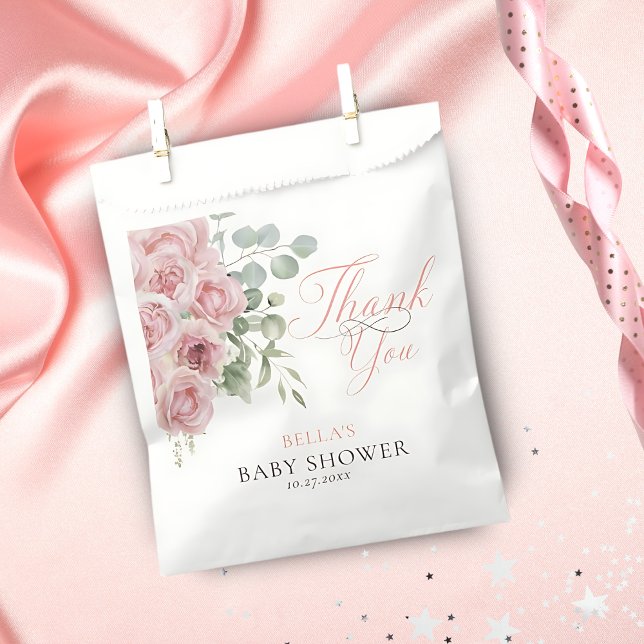 Girl Baby in Bloom Baby Shower Thank You Favour Bags (Creator Uploaded)