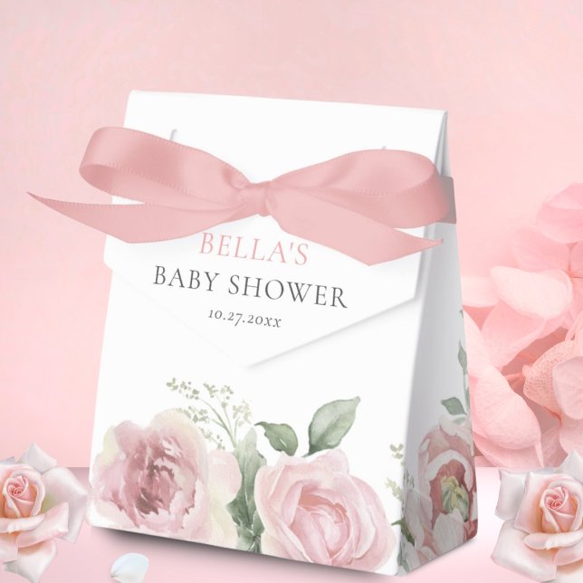 Girl Baby in Bloom Baby Shower Thank You Favour Box (Creator Uploaded)