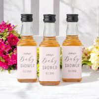 Girl Baby Shower Blush Pink Elegant