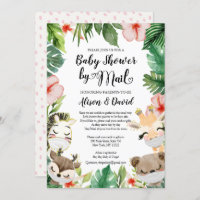 Girl Baby Shower By Mail | Masked Safari Friends