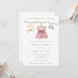 Girl Baby Shower Invitation