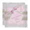 Girl Baby Shower Pink Pearl Bow Lace Burlap 2