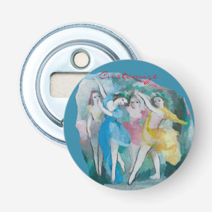 Girl Ballerina Dancers Thunder_Cove Bottle Opener