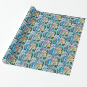 Girl Ballerina Dancers Thunder_Cove Wrapping Paper